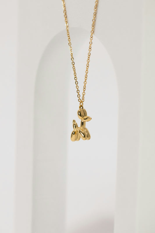 Balloon Dog Pendant Necklace